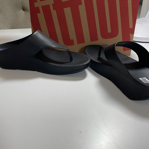 Fit flop leather flip flops - Picture 6 of 11